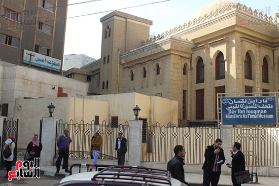  قلة الحركة بمحيط المتحف وشوارع المنصورة