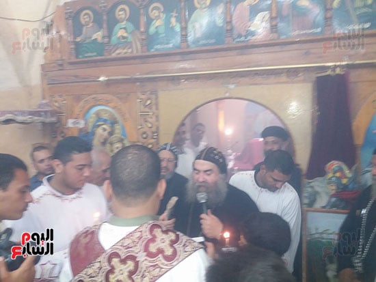  تقديم العظات الدينية وطقوس القبطية بدير مار جرجس