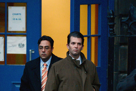 جورج سوريال وابن دونالد ترامب