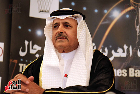 إسماعيل القرقاوي رئيس الاتحاد العربي لكرة السلة 