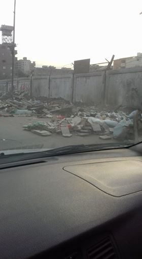 انتشار القمامة بالشارع الجديد فى شبرا