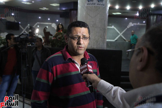  خالد البلشى عضو مجلس نقابة الصحفيين يدلى بتصريحات إعلامية على خلفية  محاكمته ونقيب الصحفيين