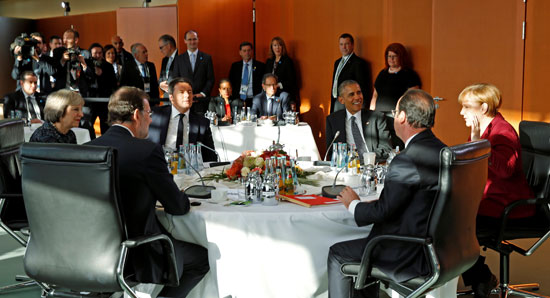  أوباما يتفق مع قادة أوروبا على دفع الناتو نحو استقرار الشرق الأوسط