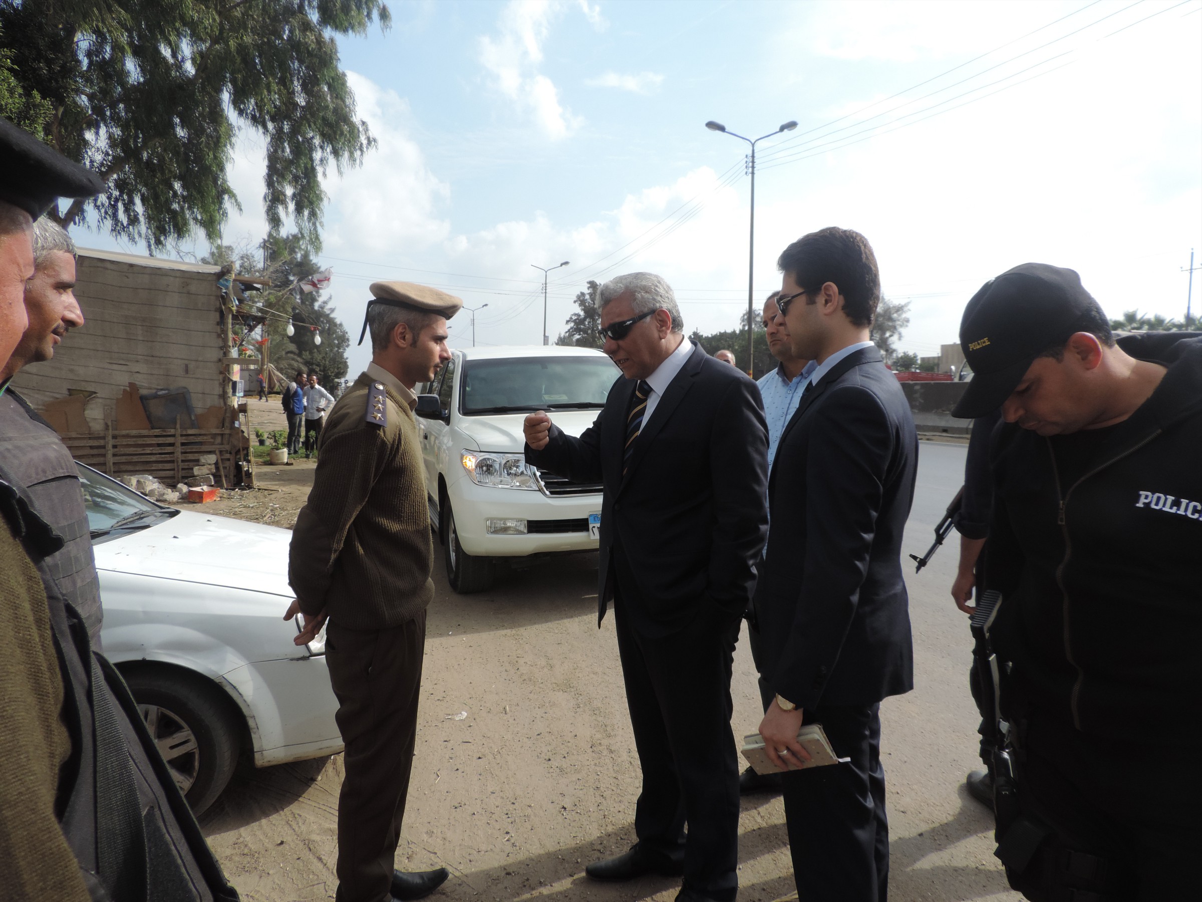 7 جانب من جولة مدير الأمن 7 جانب من جولة مدير الأمن