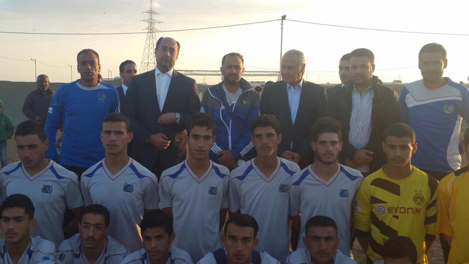 فرق كرة القدم فى مخيم الزعترى 
