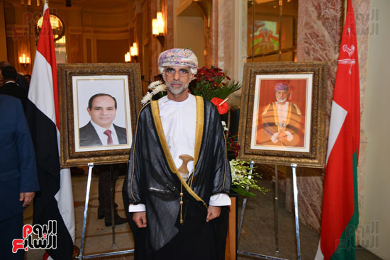 سفير سلطنة عمان خلال مراسم الاحتفال بالعيد الوطني للسلطنة
