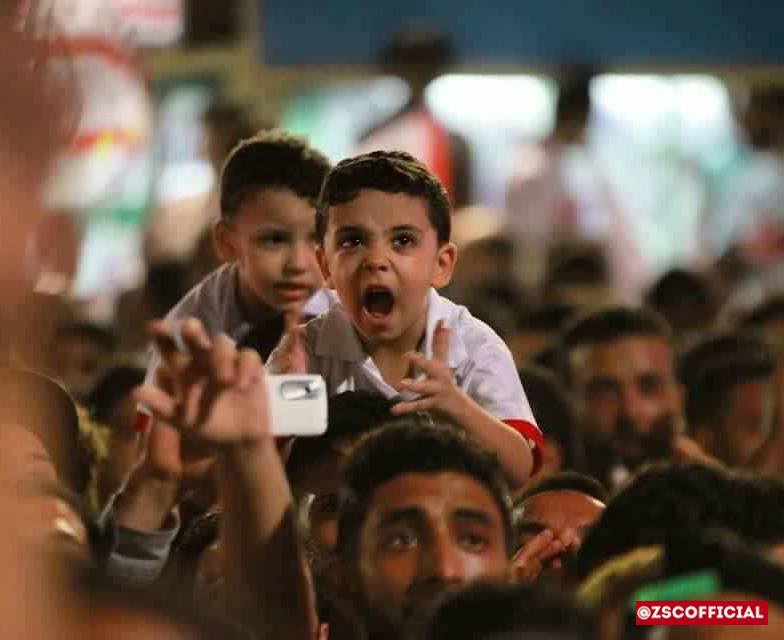 طفل يشجع نادى الزمالك 