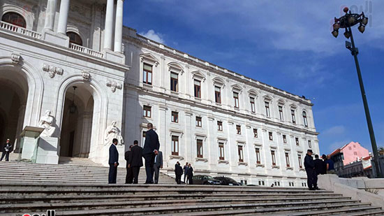 السيسى يزور البرلمان البرتغالى (7)