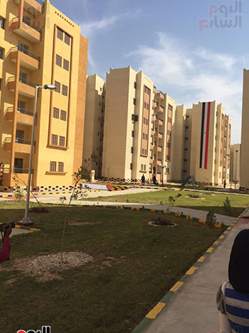  مشهد بديع لعمارات الإسكان الاجتماعى بأرض محافظة الأقصر