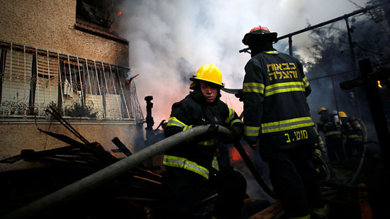 فرق-الاطفاء-الإسرائيلية