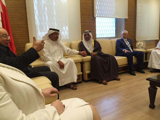 وفد من مجلس الدولة يلتقى النائب العام البحرينى (1)