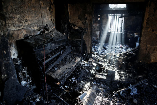 تفحم العديد من المنازل الإسرائيلية بسبب الحرائق