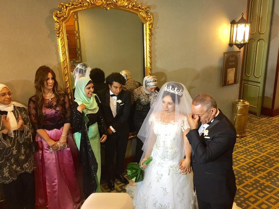 بالصور الإعلامى أحمد موسى يحتفل بزفاف ابنته اليوم السابع
