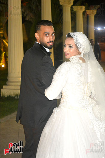 الزميل أحمد الشاذلى يحتفل بزفافه على منه الله هشام (6)