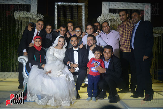 الزميل أحمد الشاذلى يحتفل بزفافه على منه الله هشام (7)