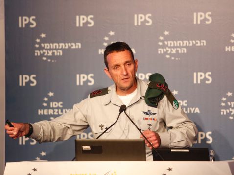 رئيس الاستخبارات العسكرية الاسرائيلية الجنرال هرتسى هليفى