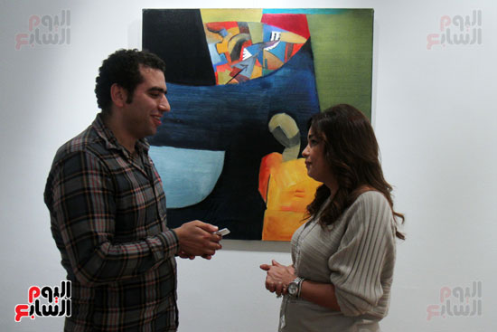  افتتاح معرض فنى للفنان التشكيلى  ماتى سيرفيو بجاليرى النيل (18)