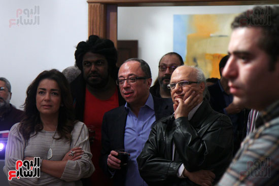  افتتاح معرض فنى للفنان التشكيلى  ماتى سيرفيو بجاليرى النيل (13)