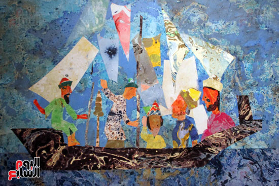 معرض طريق الحرير للفنان محمد عبلة (15)
