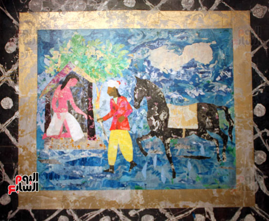 معرض طريق الحرير للفنان محمد عبلة (19)