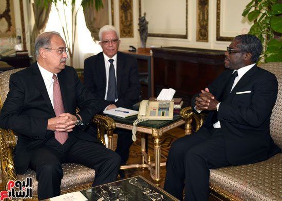 رئيس الوزراء يستقبل  رئيس غينيا (5)