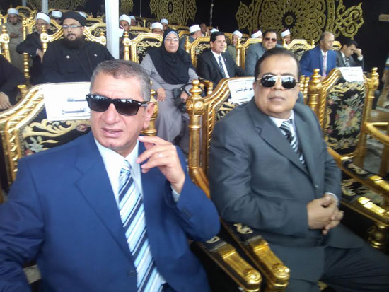 محافظ كفر الشيخ ومدير الامن اثناء الإحتفال