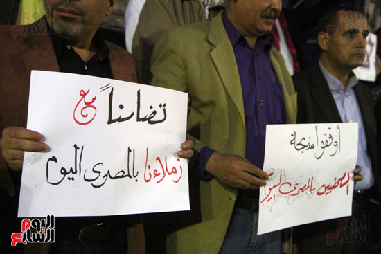 وقفة احتجاجية لصحفى المصرى اليوم (12)