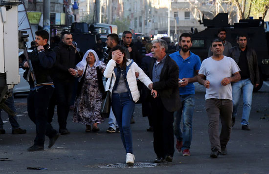 خوف ورعب بين المواطنين الأتراك بسبب الانفجار 