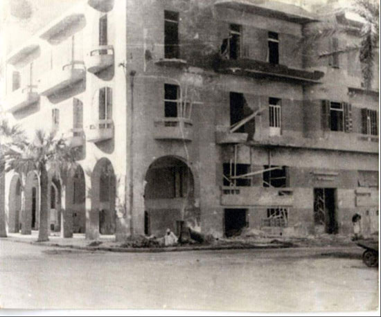 منزل عبدالرحمن لطفي قبل بناء الفيلا وتم تدميره عام 56