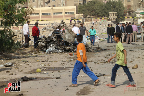  انفجار سيارة مفخخة في مدينة نصر