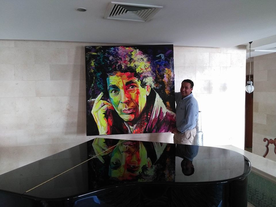معرض فني للوحات الفنانة بريت بطرس غالي بمحافظة الأقصر