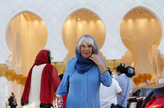 دوقة بريطانيا فى زيارة لمسجد جامع الشيخ زايد الكبير بدولة الإمارات 
