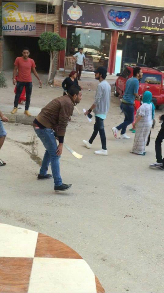 معركة بالأسلحة البيضاء فى الإسماعيلية (1)