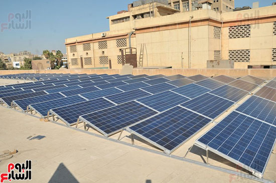 محطة الطاقة الشمسية بجامعة القاهرة