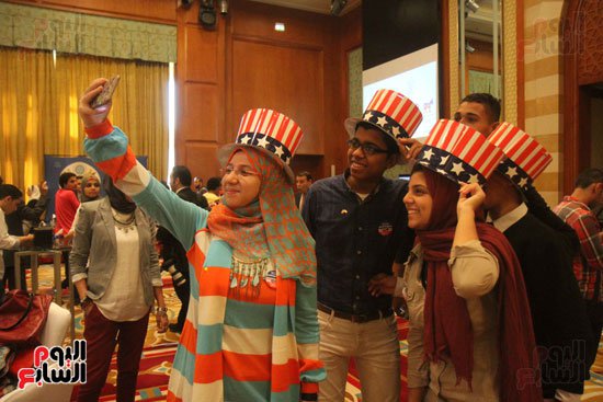 السفارة الأمريكية فى القاهرة تحتفل بفوز دونالد ترامب بالرئاسة الأمريكية