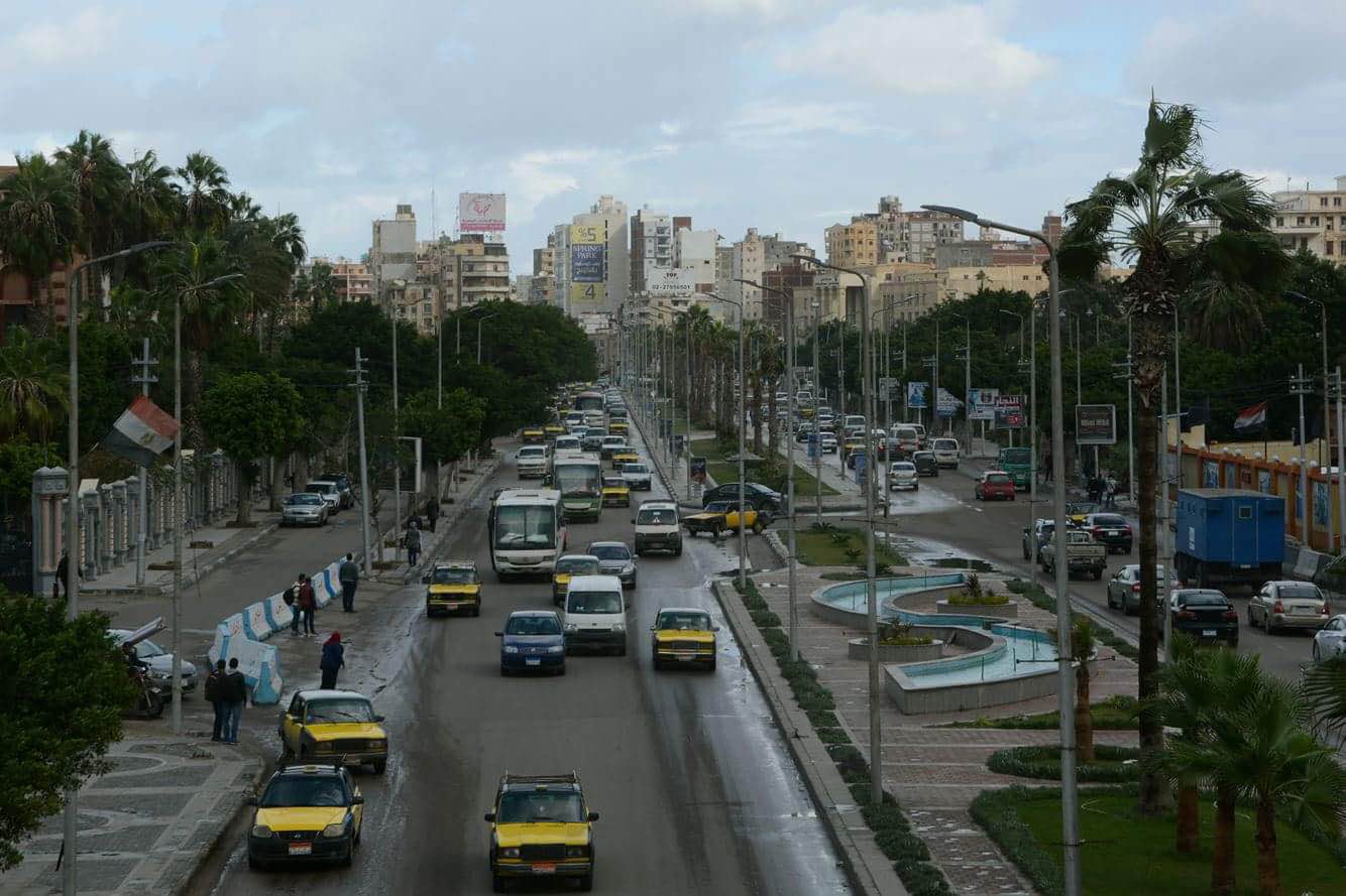 10 شفط المياة من الشوارع شرق الاسكندرية