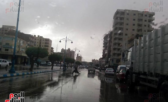 عدم تأثر حركة السير بالشوارع بسبب الأمطار