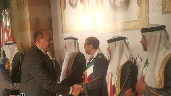 محافظ مطروح يشارك في احتفالات السفارة الاماراتية بالعيد الوطني