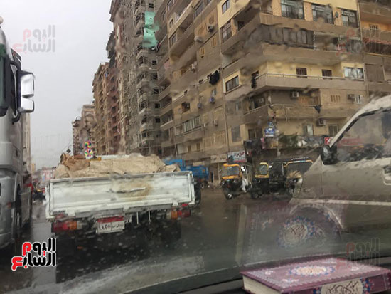 أمطار غزيرة فى محافظة الغربية