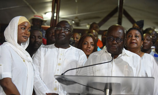 مؤتمر إعلامى لرئيس غانا الجديد