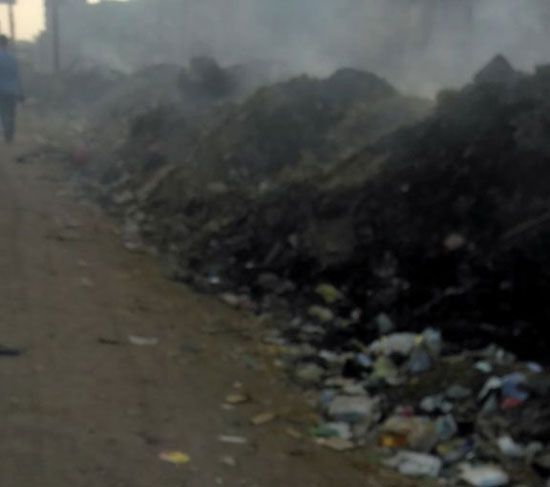 نيران وحرائق ذاتية بسبب تراكم القمامة