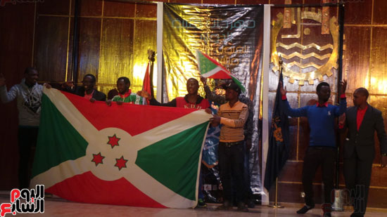   وفد دولة بوروندى المشارك فى المهرجان