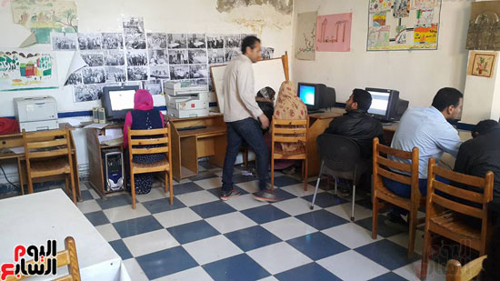أثناء التدريب للشباب