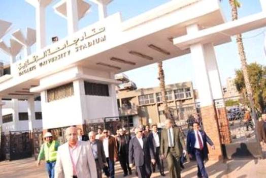 استمرار اعمال تطوير الاستاد