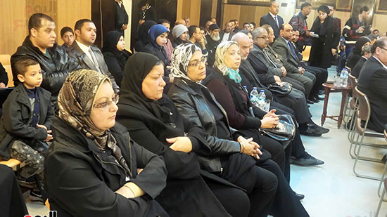 جانب من حضور عزاء ضحايا الكنيسة البطرسية ببورسعيد