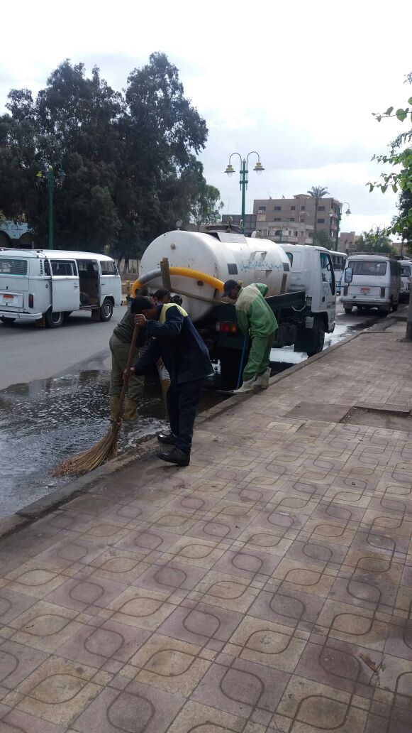 شفط مياه الأمطار من طريق مصر إسكندرية والسودان (3)