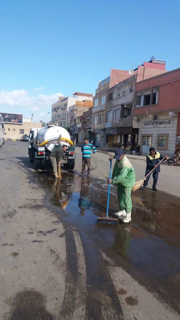 شفط مياه الأمطار من طريق مصر إسكندرية والسودان (2)