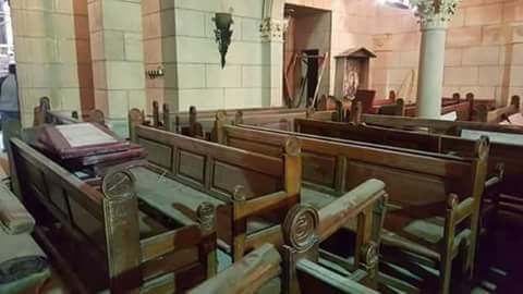 الهيئة الهندسية للقوات المسلحة تبدأ ترميم الكنيسة البطرسية بعد حادث التفجير (10)