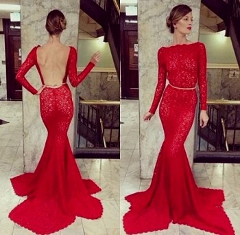 الفستان الأحمر الاكثر خطفا للأنظار (2)