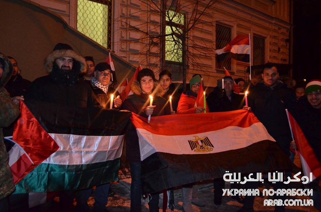 الجالية المصرية والعربية فى أوكرانيا